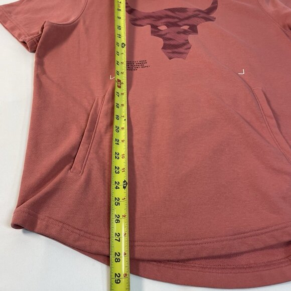 Under Armour Project Rock Short-Sleeve Hoodie – Size LG - Picture 12 of 13